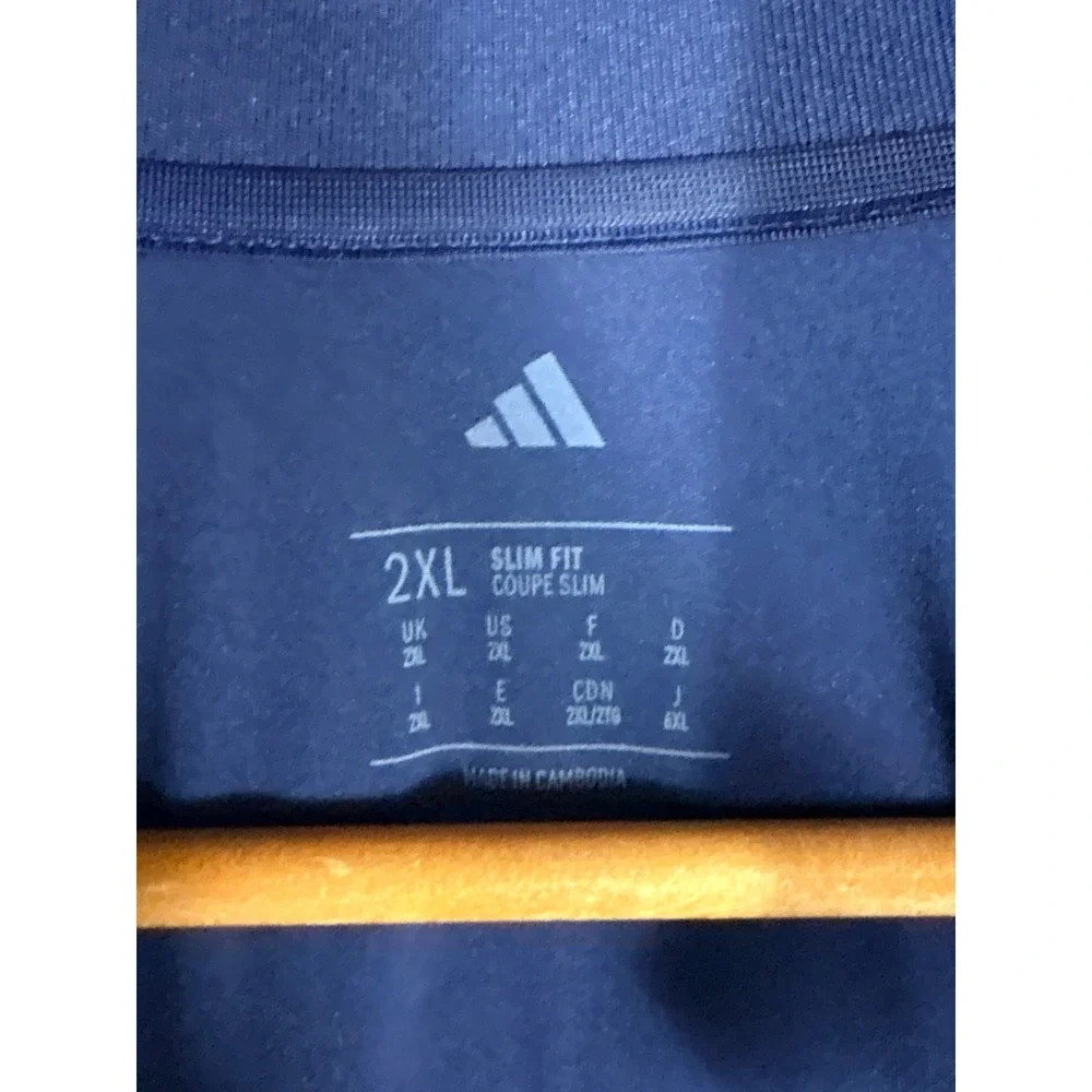 Adidas FIFA Club World Cup 2025 Volunteer Quarter Zip Shirt Jacket Mens 2XL NWOT